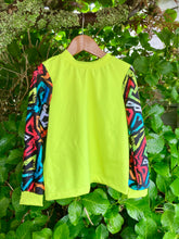 Load image into Gallery viewer, Abstract Swim Top - Yellow