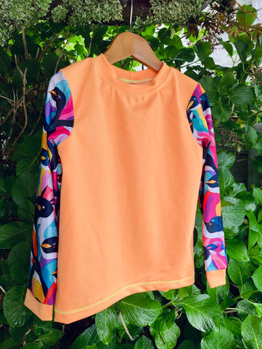 Penguin Swim Top - Orange