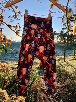 Highland Cow Harem Pants