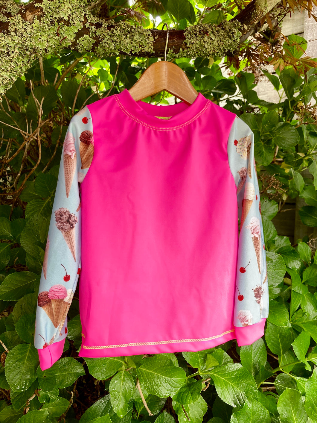 Pink Icecream Swim Top