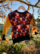 Load image into Gallery viewer, Highland Cow Oversized Sweatshirt