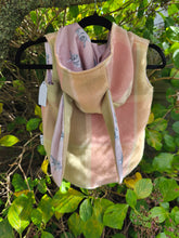 Load image into Gallery viewer, Woollen Vest with Bunny Ear hood Pink