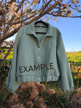 Load image into Gallery viewer, Bomber Jacket - Choose Your Own Colour Teal meets Lime