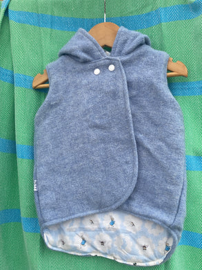 Woollen Vest with Hood 6-12 Months