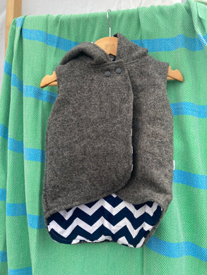 Woollen Vest with Hood 6-12 Months